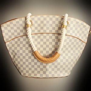 Louis Vuitton Damier Azur Pampelonne Tote Bag